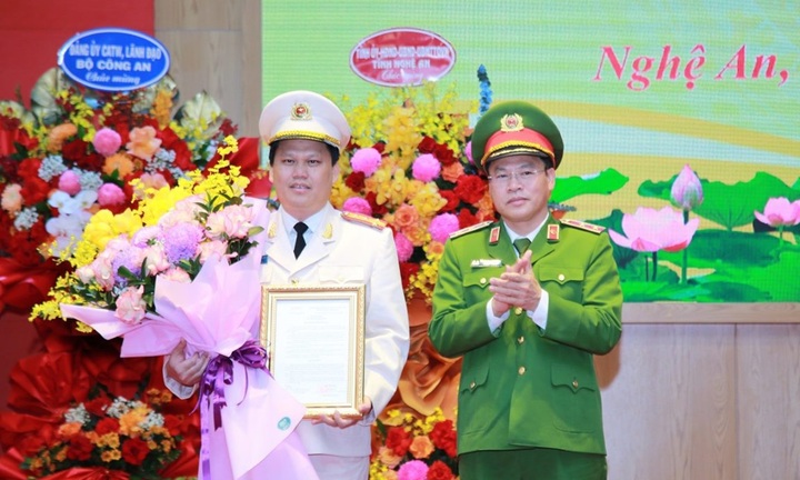 Nghệ An có tân Giám đốc Công an tỉnh