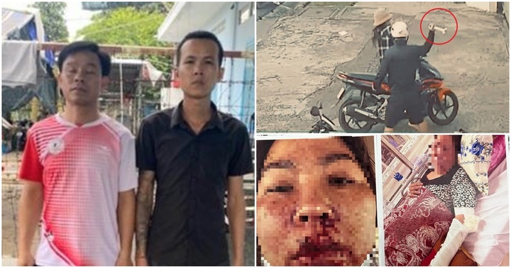 Bắt 2 đối tượng dùng cờ lê hành hung người phụ nữ trước cổng trường học: Nghi vấn mâu thuẫn từ món nợ
