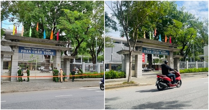 Vụ phỏng tỏa Trường THPT Phan Châu Trinh ở Đà Nẵng: Chiếc hộp