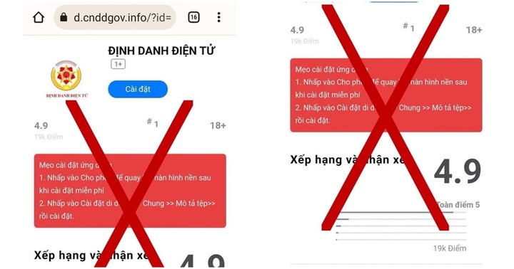 Cảnh báo thủ đoạn giả mạo công an hướng dẫn cài đặt VneID lừa đảo chiếm đoạt tài sản