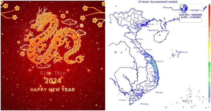 Khu vực nào sắp có mưa to và dông dịp Tết Nguyên đán?