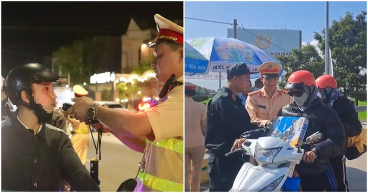 Trong 7 ngày nghỉ Tết Nguyên đán, Bình Định xử phạt hơn 480 trường hợp vi phạm nồng độ cồn