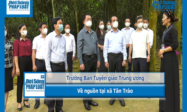 Trưởng Ban Tuyên giáo Trung ương về nguồn tại xã Tân Trào