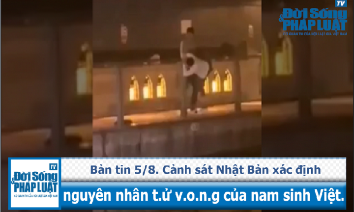 Cảnh sát Nhật Bản xác định nguyên nhân tử vong của nam sinh Việt.
