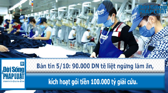 Kích hoạt gói tiền 100.000 tỷ giải cứu 90.000 doanh nghiệp