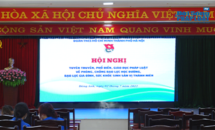 Hội nghị tuyên truyền, phổ biến, giáo dục pháp luật về phòng, chống bạo lực học đường, bạo lực gia đình, sức khỏe sinh sản vị thành niên tại huyện Đông Anh