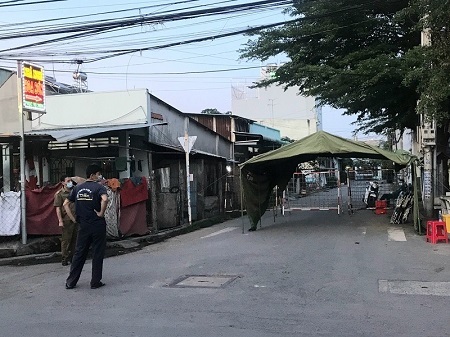 Bình Dương: Phong tỏa một khu phố do có người nghi nhiễm COVID-19 