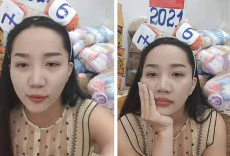 Vợ Lê Dương Bảo Lâm tiếp tục livestream bán hàng sau khi bị xử phạt vì kinh doanh đồ giả
