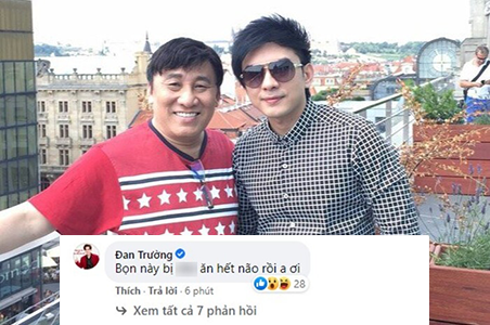 Facebook Đan Trường bất ngờ bình luận chửi bậy, quản lý lên tiếng phân trần