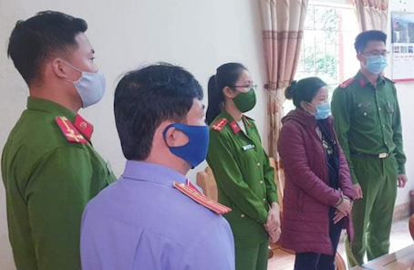 Nghệ An: Nữ chủ tịch xã bị bắt giam cùng cán bộ địa chính