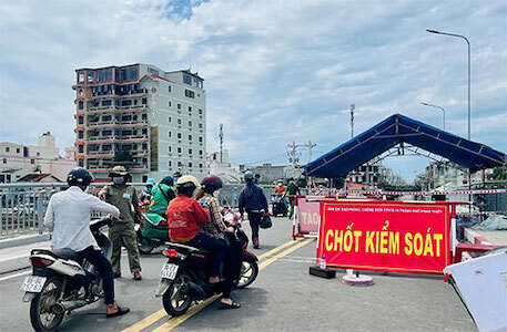 Phan Thiết chuyển thành vùng cam từ 0h ngày 4/11, lập chốt kiểm soát ra vào
