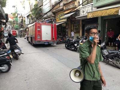 Hà Nội: Điều tra nghi án phóng hoả nhà hàng xóm