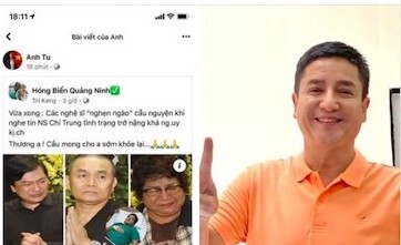 Lan truyền tin nghệ sĩ Chí Trung 