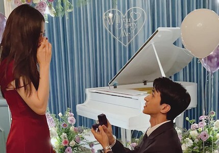 Diễn viên Bình An cầu hôn bạn gái Phương Nga ngay trước thềm Valentine