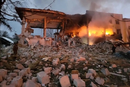 Nga phóng tên lửa vào căn cứ quân sự gần thành phố miền Tây Ukraine