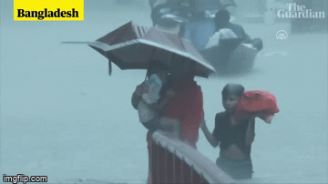 Mưa lớn, lũ lụt khiến hàng chục người thiệt mạng ở Ấn Độ và Bangladesh