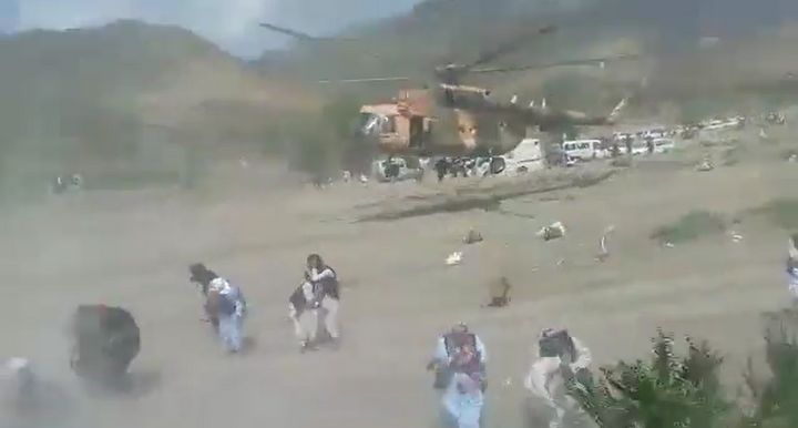 Khung cảnh Afghanistan bị tàn phá bởi trận động đất kinh hoàng