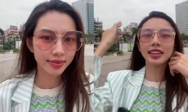 Thùy Tiên lộ mặt mộc khi livestream, bị hải quan giữ lại không lý do