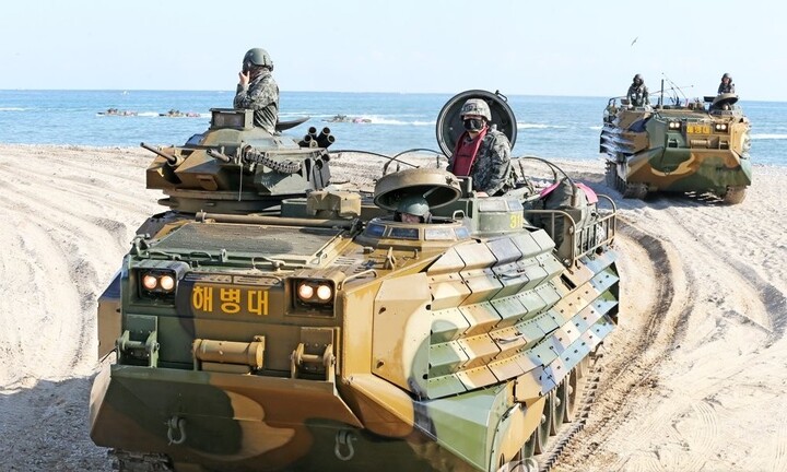 Quân đội Hàn Quốc tổ chức tập trận đổ bộ 