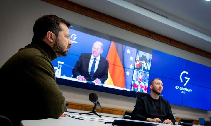 Tổng thống Ukraine yêu cầu G7 cung cấp khí đốt tự nhiên, vũ khí tầm xa