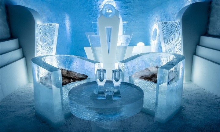 Khách sạn băng nổi tiếng ở Thụy Điển chỉ mở cửa vào mùa đông