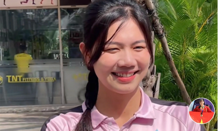 “Tiểu tiên cá” Ánh Viên khiến fan ngỡ ngàng bởi clip biến hình