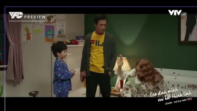 'Gia đình mình vui bất thình lình' tập 23: Hà yêu cầu 3 anh em Công, Thành, Danh vào phòng kho nói chuyện