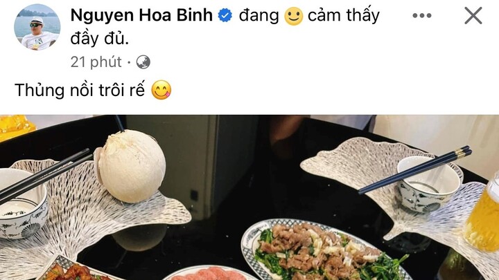 Shark Bình tự hào khoe mâm cơm 