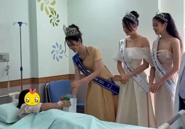 Tranh cãi vụ Hoa hậu Ý Nhi đội vương miện đi từ thiện ở bệnh viện 5 sao, bà Phạm Kim Dung nói gì?