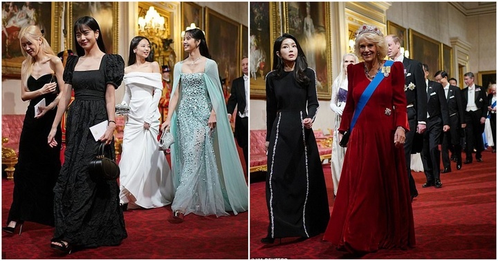 Yến tiệc của Hoàng gia Anh dành cho Hàn Quốc: Đệ nhất phu nhân nổi bật, BLACKPINK bùng nổ visual đỉnh cao