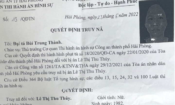 Hiệu trưởng trường tiểu học trốn truy nã tại Hải Phòng bị bắt