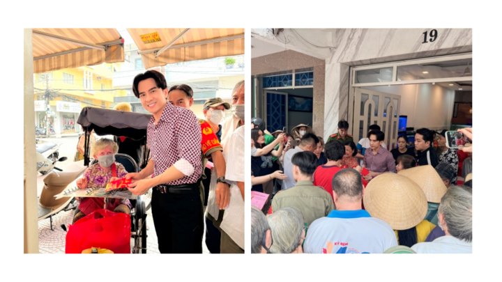 Đan Trường chăm chỉ làm từ thiện dịp cuối năm