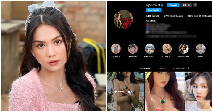 Ngọc Trinh mở các tài khoản mạng xã hội sau khi về nhà