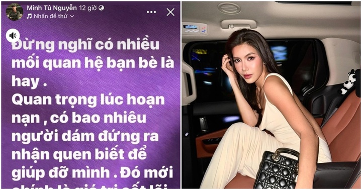 Minh Tú đăng đàn ẩn ý, netizen tò mò câu chuyện đằng sau