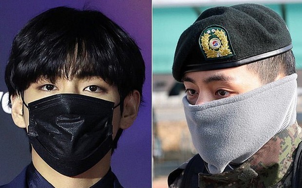 V (BTS) tăng 10 cân sau 2 tháng nhập ngũ