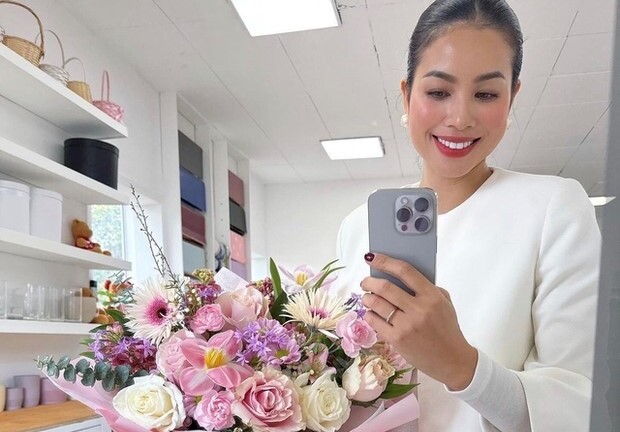 Động thái của Phạm Hương giữa tin đồn trục trặc với chồng CEO