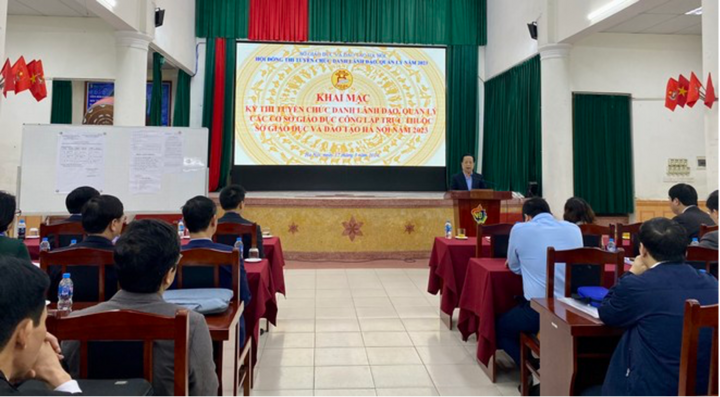 Hà Nội tổ chức thi tuyển chức danh lãnh đạo quản lý các trường công lập