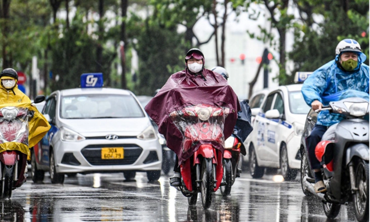 Miền Bắc mưa rào, chuyển rét kết thúc nồm ẩm