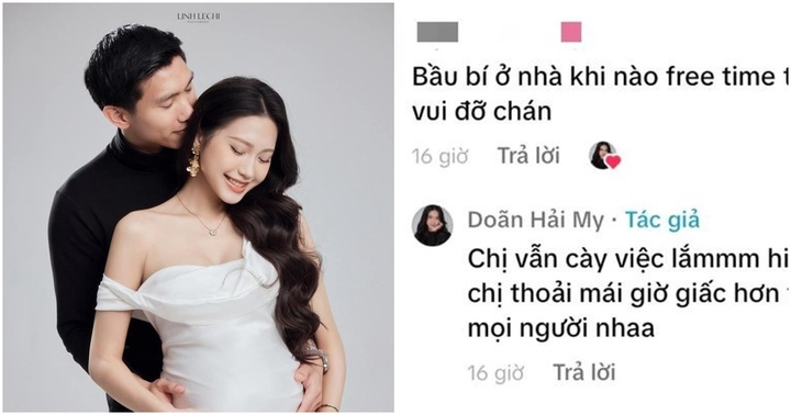 Doãn Hải My chia sẻ cuộc sống đời tư, tiết lộ vẫn chăm chỉ làm việc khi mang thai