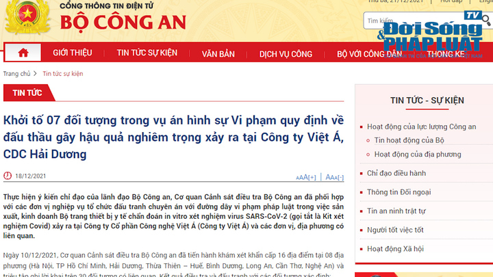 Giá kit test Covid-19 của Công ty Việt Á “nhảy múa”  như thế nào