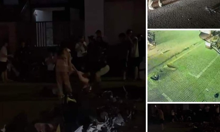 Hiện trường vụ hai xe máy