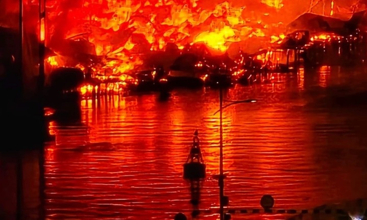 Xác định được nơi bắt nguồn của vụ hỏa hoạn ven kênh Tàu Hủ ở TP.HCM