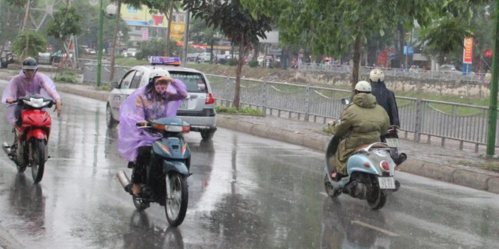 Tin tức dự báo thời tiết hôm nay 10/4: Đêm nay, Bắc Bộ đón mưa dông rải rác