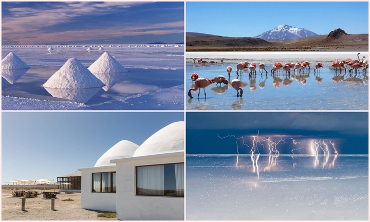 Choáng ngợp trước vẻ đẹp siêu thực của cánh đồng muối lớn nhất thế giới