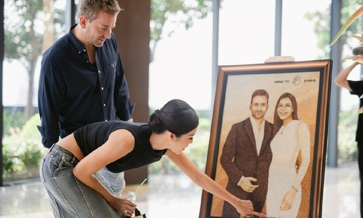 Minh Tú ngủ chưa tới 5 tiếng vì lo lắng cho lễ cưới tối nay