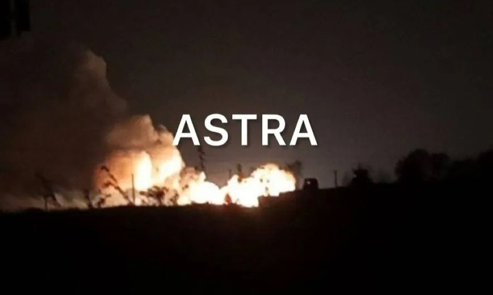 Nổ lớn kèm hỏa hoạn tại sân bay quân sự Nga ở Crimea