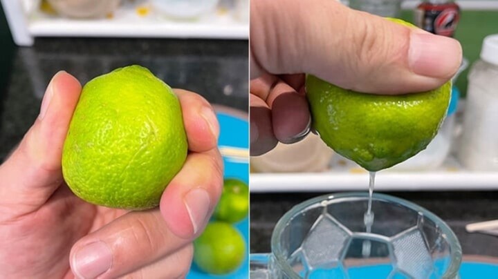 Cách vắt chanh không cần cắt mà chị em nên biết