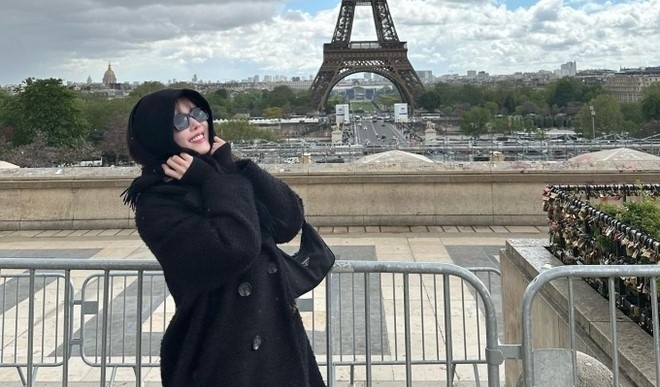 Thiều Bảo Trâm tung loạt ảnh nghi vấn sang Pháp hẹn hò với bạn trai tin đồn