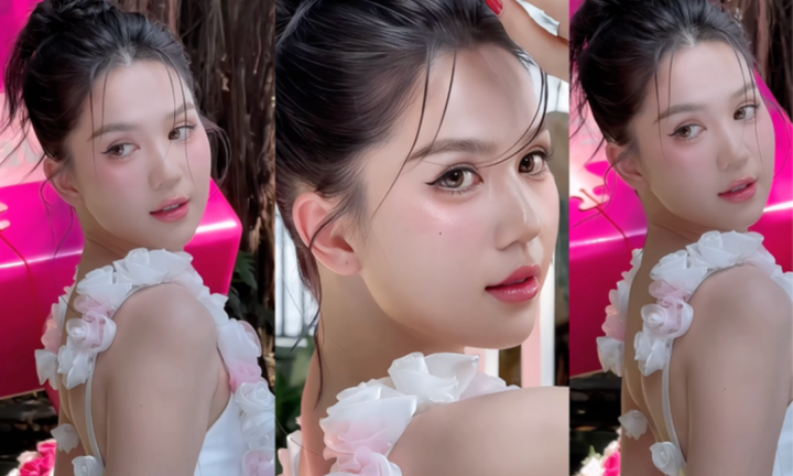 Ngọc Trinh khoe khéo nhan sắc, dể lộ dấu hiệu tăng cân