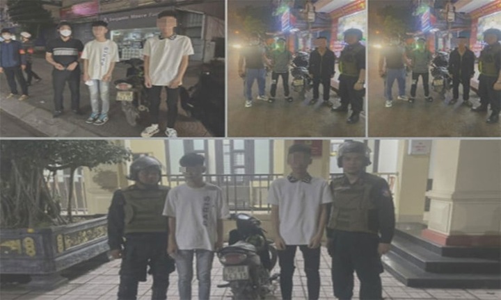 Liên tiếp xử lý nhóm thanh niên vi phạm trật tự giao thông trong đêm ở Hải Phòng